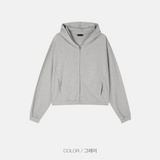 タイニークロップドジップアップ (5 Colors)