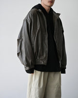 HVN CITY OVERSIZE LEATHER JACKET BB