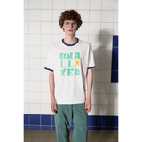 LOGO RINGER T SHIRT / WHITE