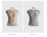 Jennie Slim Ribbed Mock Neck Knit / 4 colors