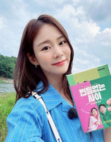 グラムゴーバルフープストーンセッティングワンタッチ 925 シルバーイヤリング E037-04H (Worn by Aespa's Karina, Heize, Apink's Hayoung, Han Seung-yeon)