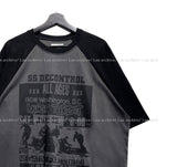Age Raglan overfit short sleeve t-shirt