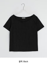 ユリミワンオフショルダールーズフィットTシャツ