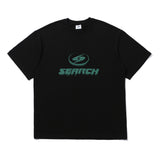 ブリードロゴTシャツ ブラック‐グリーン