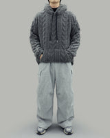 Moko Wool Hoodie (Gray)