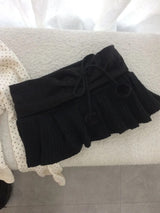 ˚₊ Ming Draped Knit Skirt˚₊·