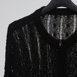 Uva see-through knit cardigan