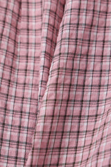 パイン クロップド チェック シャツ
