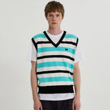 Stripe knit vest