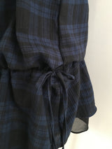 Dusky check blouse