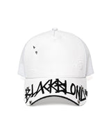 BBD Graffiti Logo Trucker Mesh Cap (White)