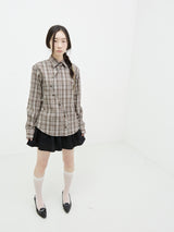 Neucha Wave Shirt Tabac Check