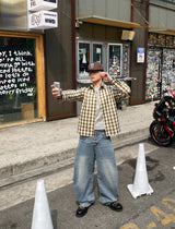 No.1687 B regular check SHIRT (3color)