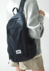 コンパクトポケットバッグ V1 ギンガムチェック Navy