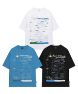 Type Of Clouds Graphic Overfit T-shirt - 3COLOR