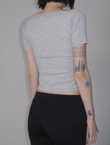 Organic Deep Square Neck - Short Sleeve