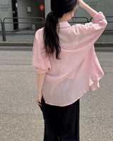 Maru シースルーシャツ