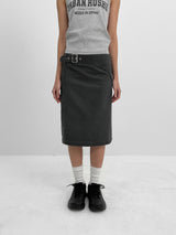 [MADE] Jedew Strap Cotton Midi Skirt