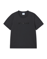26SS WOMAN SPANGLE LOGO SHORT SLEEVE T-SHIRT