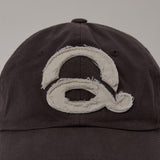 ウォッシードロゴボールキャップ (Brown/White)