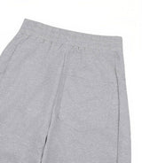 ストラクチャーカーブドスウェットパンツ - グレー