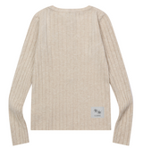 TINVER BUTTON HENRY NECK KNIT