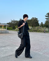 Sivenツータックワイドスラックス