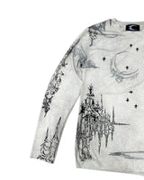 "ØNYX ワックス長袖Tシャツ"