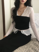 ロージーシャーリングトップ