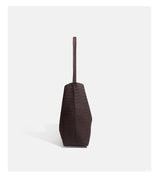 Matte Soft Leather Tote Shoulder Bag
