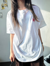 Sunroom Back Letter Tattoo Graphic Oversized Tee 4color