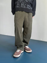 Twill Basic Golden Wide Pants 7C