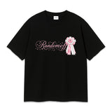 PINK ROSETTE T-SHIRT (2color)