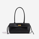 ヴィンテージ シャイニング キルティング バゲット ショルダーバッグ