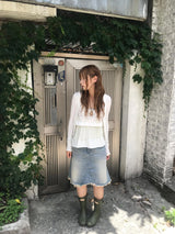 momo flower layered sleeve