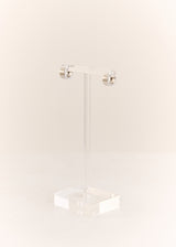 Silver925_クリーンラインワンタッチ_ピアス (2colors)