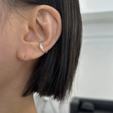 [925silver] coil earcuff