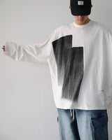 PAINTオーバーサイズフィットロングスリーブTシャツ