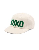 KUKO ロゴ6パネルキャップ_オートミールグリーン