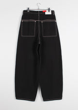 COLOR STITCH WIDE PANTS