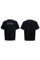 パールロゴパッディドショルダーTシャツ