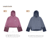 PIGMENT CUTTED CROP HOODIE_CHARCOAL
