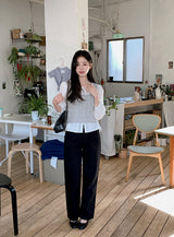 UE Square Twist Knit Bustier (4color)