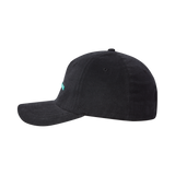25SS TUFT EMBROIDERY LOGO BALLCAP BLACK