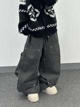 ピーチダブルニービッグワークパンツ