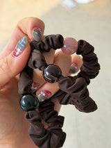Stone point scrunchie (7color)