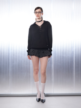 アイレットポロシャツ [Black]