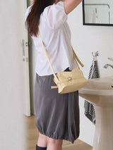 POTY MINI CROSS BAG / LEMON YELLOW