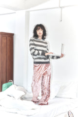 grey stripe hoodie