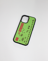 NO STRESS glass bumper phone case (green)